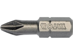 Насадка викруткова YATO YT-04752 "Philips" PН2 x 25 мм HEX 1/4" 10 шт Насадка викруткова YATO YT-04752 "Philips" PН2 x 25 мм HEX 1/4" 10 шт