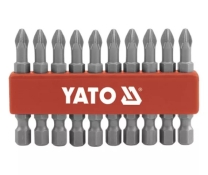 Насадка отверточная YATO YT-0478 "Philips" PН2 x 50 мм HEX 1/4" 10 шт Насадка отверточная YATO YT-0478 "Philips" PН2 x 50 мм HEX 1/4" 10 шт