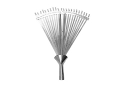 Граблі віялові розсувні металеві FLO 99391 460 мм 22 зуба