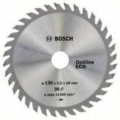 Диск пильный Bosch Optiline Wood ECO 130 x 20/16, Z36