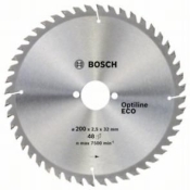 Диск пильный Bosch Optiline Wood ECO 200х32, Z48