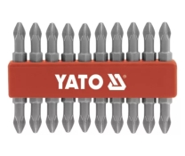 Насадка отверточная двухсторонняя YATO YT-0481 Philips РН2-PH2, L=65 мм 10 шт Насадка отверточная двухсторонняя YATO YT-0481 Philips РН2-PH2, L=65 мм 10 шт