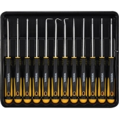 Набір викруток і гачків прецизійних VOREL 64555 L= 165 мм, SL, PH, TORX, Cr-V, 12 шт Набір викруток і гачків прецизійних VOREL 64555 L= 165 мм, SL, PH, TORX, Cr-V, 12 шт