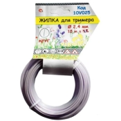 Жилка для тримера VIROK "КРУГ" 2.4 мм x 15 м