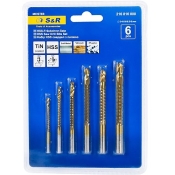 Набор сверл-фрез S&R Meister 6 шт дерево