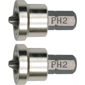 Отверточная насадка для гипсокартона VOREL 65800 Phillips PH2 x 25 мм 2 шт Отверточная насадка для гипсокартона VOREL 65800 Phillips PH2 x 25 мм 2 шт