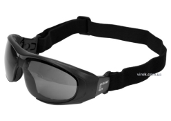 Очки защитные YATO YT-73765 затемнены с регул. эластичным пояском