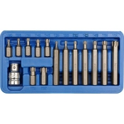 Отверточные насадки VOREL 66580 адаптер квадрат 1/2", "TORX" T20-T55, 30 -75 мм, CrV. Набор 15 шт Отверточные насадки VOREL 66580 адаптер квадрат 1/2", "TORX" T20-T55, 30 -75 мм, CrV. Набор 15 шт