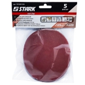 Бумага шлифовальная Stark D125 мм з. 220 5 шт