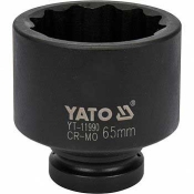 Головка торцева ударна дванадцятигранна YATO YT-11990 1" М65 x 93 мм