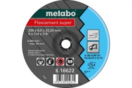 Зачисний диск Metabo Flexiamant Super Inox A 32-O, 180 мм 616610000 Зачисний диск Metabo Flexiamant Super Inox A 32-O, 180 мм 616610000