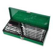 Набор ключей комбинированных с трещоткой TOPTUL 8-19 мм 12 ед. GAAD1205