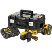 Шлифмашина угловая - болгарка бесщеточная аккумуляторная DeWALT DCG409VST1 Шлифмашина угловая - болгарка бесщеточная аккумуляторная DeWALT DCG409VST1