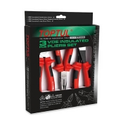 Набор диэлектрического инструмента TOPTUL 3 ед. 1000V VDE GAAE0308