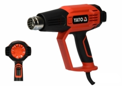 Фен технічний мережевий YATO YT-82295 2 кВт, 50-600°C, 250-500 л/хв, 7 режимів температури + 5 насадки Фен технічний мережевий YATO YT-82295 2 кВт, 50-600°C, 250-500 л/хв, 7 режимів температури + 5 насадки