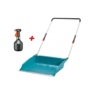 Лопата-скрепер для збирання снігу Gardena + обприскувач Gardena Premium 1 л