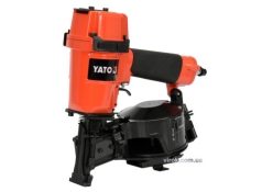 Пістолет цвяхозабивний, пневматичний, барабанний YATO YT-09211 для цвяхів t= 3.05 мм, h= 22-45 мм, 7 Bar Пістолет цвяхозабивний, пневматичний, барабанний YATO YT-09211 для цвяхів t= 3.05 мм, h= 22-45 мм, 7 Bar
