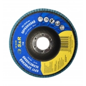 Круг зачистный лепестковый S&R циркониевый 125x22,2 з. 80 сталь