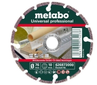 Алмазный универсальный диск Metabo Professional UP 76x2.2x10 мм 626873000 Алмазный универсальный диск Metabo Professional UP 76x2.2x10 мм 626873000