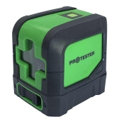 Лазерный осепостроитель PROTESTER, 2 линии, 1H/1V (зеленый луч) LL102G