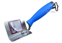 Кельма кутова внутрішня з нержавійки VIROK PROFI 80х60 мм