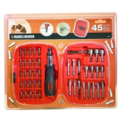 Набір із 45 предметів BLACK+DECKER A7039 Набір із 45 предметів BLACK+DECKER A7039