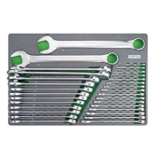Набор ключей комбинированных TOPTUL 6-38 мм 30 ед. (в ложементе) GED3025