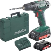 Аккумуляторная дрель-шуруповёрт Metabo BS 18 2*2.0 Ач (602207560) Аккумуляторная дрель-шуруповёрт Metabo BS 18 2*2.0 Ач (602207560)
