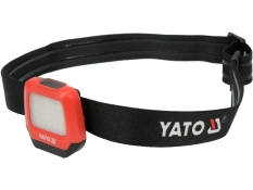 Ліхтар на чоло діодний 2в1 YATO YT-08598 живлення від Li-Po акумулятора 3,7 В 500 мАгод, 200/150 Lm, USB заряд Ліхтар на чоло діодний 2в1 YATO YT-08598 живлення від Li-Po акумулятора 3,7 В 500 мАгод, 200/150 Lm, USB заряд