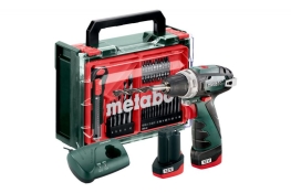 Аккумуляторный шуруповерт Metabo PowerMaxx BS Basic Mobile Workshop, 600080710 Аккумуляторный шуруповерт Metabo PowerMaxx BS Basic Mobile Workshop, 600080710