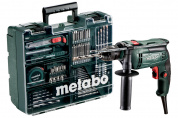 Ударний дриль Metabo SBE 650 + Набір аксесуарів (600671870)
