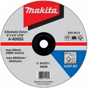 Зачисний диск по металу Makita 230 мм (A-80955)