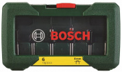 Набір твердосплавних фрез Bosch Promoline з хвостовиком Ø 8 мм, 6 шт.