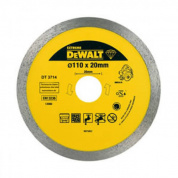 Диск алмазний 110х20 мм для плиткорізу DWC410 DeWALT DT3714