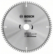Диск пильний Bosch Eco for Aluminium 250х30, Z80