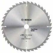 Диск пильний  Bosch Optiline Wood ECO 305х30, Z40