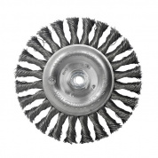 Щітка дискова S&R, сталевий плетений дріт 150, ворс 0,5 мм (135554150)