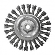 Щітка дискова S&R, сталевий плетений дріт 150, ворс 0,8мм (135584150)