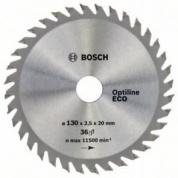 Диск пильний Bosch Optiline Wood ECO 130 x 20/16, Z36