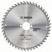Диск пильний Bosch Optiline Wood ECO 200х32, Z48