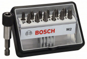 Набір біт Bosch Robust Line Extra-Hart M2, 13 шт
