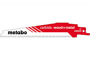 Сабельное полотно Metabo Carbide Wood and Metal 150 мм 626559000