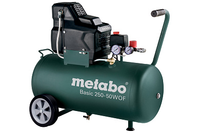 Безмасляный компрессор Metabo Basic 250-50 W OF (601535000) Фото 1