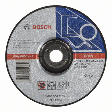 Зачистной круг Bosch Expert for Metal 180x6 мм Фото 1