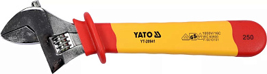 Ключ розвідний Yato 250 мм VDE (YT-20941) Фото 1