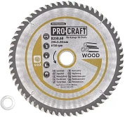 Пильный диск по дереву Procraft B250.60, 60T (025060)