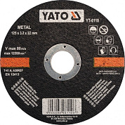 Диск відрізний по металу YATO 125x22x3.2 мм