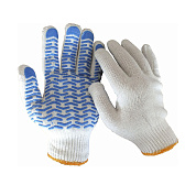 Перчатки трикотажные WERK WE2121H (бело-синие)