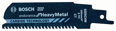 Сабельное полотно по металлу Bosch Endurance for HeavyMetal, Carbide Technology S 555 CHM Фото 1