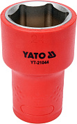 Головка торцевая шестигранная диэлектрическая YATO YT-21044 1/2" М24 x 60/38 мм VDE до 1000 В